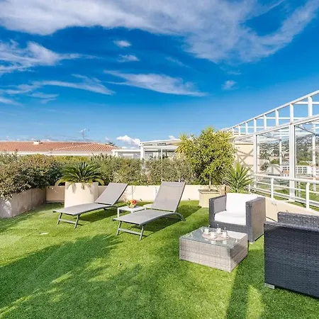 Apartamento La Palmeraie - Piscine Et Toit Terrasse Cannes