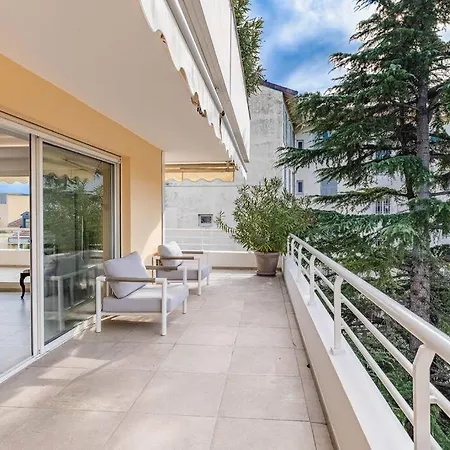 Apartamento La Palmeraie - Piscine Et Toit Terrasse Cannes