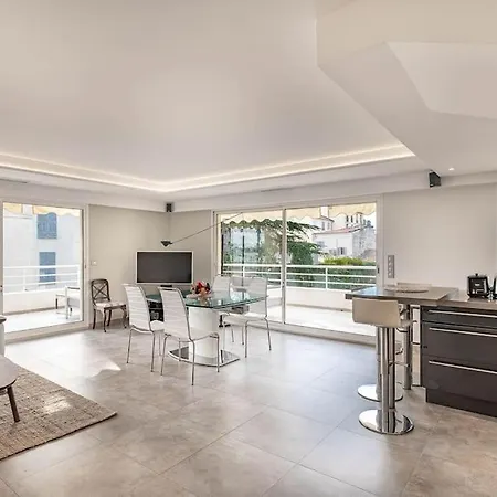 La Palmeraie - Piscine Et Toit Terrasse Apartamento Cannes